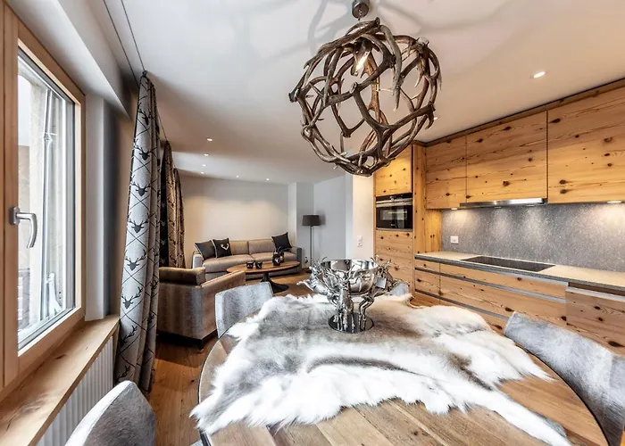 Unique Alpic Style Apartment In The Heart Of Davos